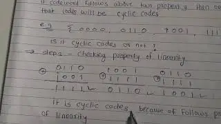cyclic code basics basics