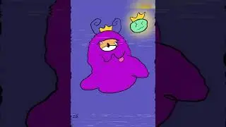 Infinite Painter - Blob Monster & Dust Bunnies - Collab timelapse