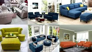 Sofa modern mengatur desain untuk ruang tamu