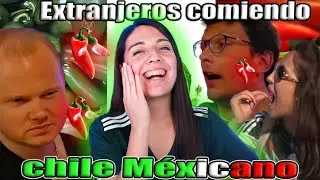 Extranjeros sufren comiendo chile mexicano! Reaccionaron d euna manera muy inesperada jeje