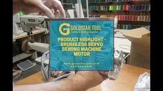 Product Highlight - Brushless Servo Sewing Machine Motor - Goldstartool.com - 800-868-4419