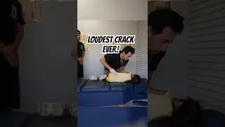 LITTLE GIRL HAS THE LOUDEST CRACK EVER!! #chiropractor #fitness