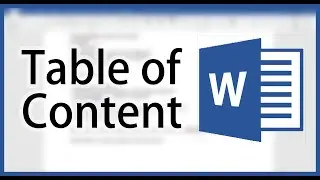 Creating Table of Content Page in Word | 3 Minutes Tutorial
