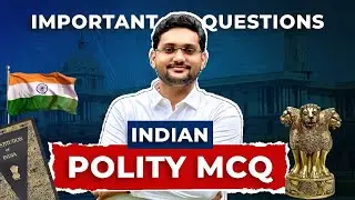 Complete Polity MCQs Marathon Class for All Competitive Exams| Part 1 Karan sir Marathon