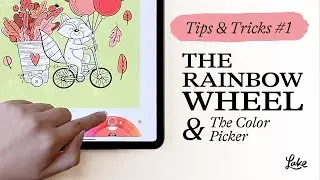 The Rainbow Wheel & the Color Picker - Lake Coloring Books