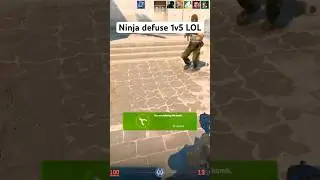 Insane 1v5 clutch on #dust2 🤯