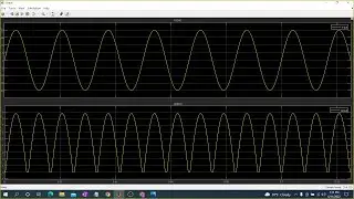 Matlab Simulink Full Wave Rectifier Circuit Simulation