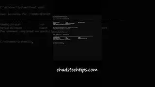 Managing users from cmd | Part 3 