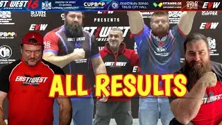 East Vs West 16 All Results || Devon Larratt Vs Genadi Kvikvinia || Vitaly Vs Morozov ||