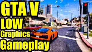 GTA V Audi R8 2020 Gameplay- LOW GRAPHICS- Redux 1.8 - Pocopie