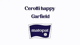 Cerotti happy Garfield MATOPAT🩵