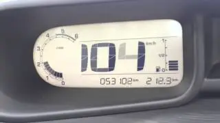 Citroen C3 Picasso 1.6 HDI 0-100 km/h acceleration