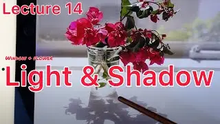 LECTURE 14- LIGHT AND SHADOW-WINDOWS AND FLOWERS(Part 1)-HOW TO CONTROL WATER ON THE PAPER.