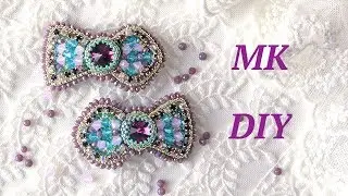 Beaded Hairpin/Заколки из бисера своими руками