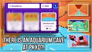THERE IS AN AQUARIUM CAVE AT PK XD!