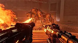 Blazkowicz vs. Panzerhund on Difficulty «I am Death Incarnate!» | Wolfenstein 2: The New Colossus