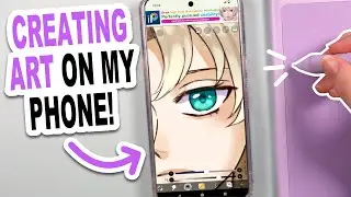 This Makes Drawing on my Phone SO MUCH EASIER! 🥰 Parblo Intangbo SW