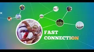 Fast Connection Intro | After Effects Template | Video Displays