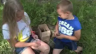 Нашли коробку со страшными сладостями