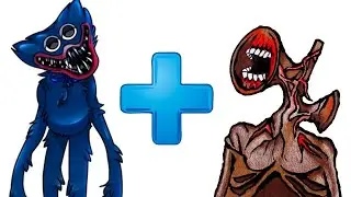 FNF HUGGY WUGGY + SIRENHEAD = ? (Poppy Playtime Animation)