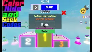 OP Working Codes Color Hide and Seek