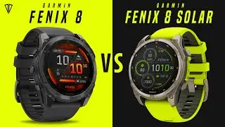 Garmin Fenix 8 VS Garmin Fenix 8 Solar