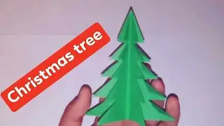 Origami - How To Make a Paper Christmas Tree