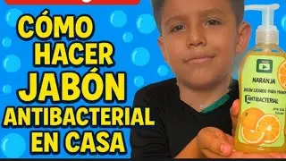 Cómo hacer JABÓN de Manos con AROMA a naranja EN CASA | Proyecto en mi ESCUELA #diy