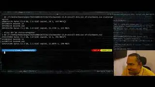 Linux command-line: Using 'dd' command to copy a large file with status update.