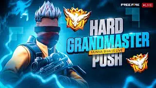 Grandmaster Live Rank Push Free Fire Telugu  - Munna Bhai is Live  - Telugu Gaming Live 