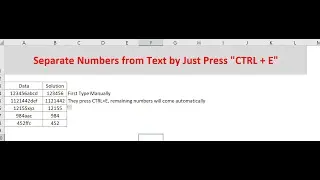 Seperate Numbers from Text (Seperate Text from Account Number)