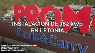 Instalación FV en Letonia con el sistema Connect 15° de Sun Ballast