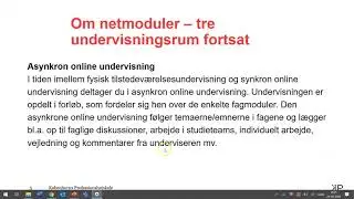 Introduktion til Netbaseret Læreruddannelse (NetLU) ved Københavns Professionshøjskole