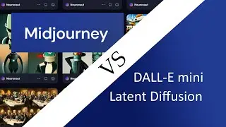 Midjourney - инструкция | сравнение с Latent Diffusion/DALL-E mini (crAIyon)