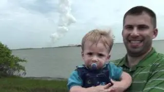 Matthew and Rodney Post Shuttle Launch