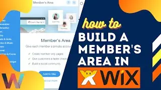 How To Build A Members Area in Wix | Episode 4 | Wix Training Tutorial