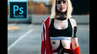 photoshop tutorial cyborg (human robot)