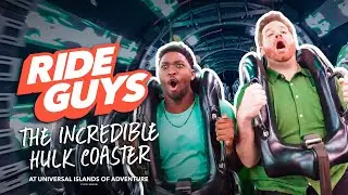 Hulking Out On SEVEN Inversions! The Incredible Hulk Coaster | Ride Guys