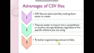 Python #91 Data File Handling CSV Files Part 1