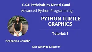 Advanced Python Programming: Python Turtle Graphics - Tutorial 1