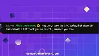 Let 2025 Be Your Year TOO! Pass Medical Coding Certification Exam with Jen 