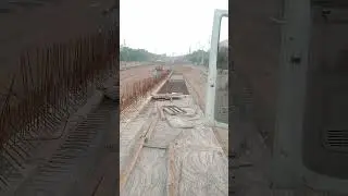 counter slab concrete work in flyover