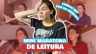 Vlog mini maratona de leitura | TENTEI LER SEM FIM
