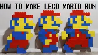 How to Make LEGO Super Mario Bros. Small Mario Running