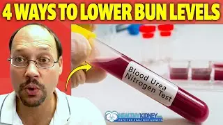 How To Lower BUN Levels in Blood Naturally | 4 Ways to Naturally Lower Your BUN Kidney Disease