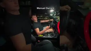 Automatic owners driving vs Manual owners 