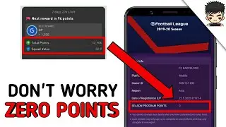 efootball season program points problem pes 2020 mobile