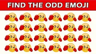 FIND THE ODD EMOJI OUT PUZZLE
