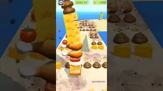 Sandwich runner Livel-97 best funny 🤣 game ever played #shorts #foryou #games #iosgamingshorts #game
