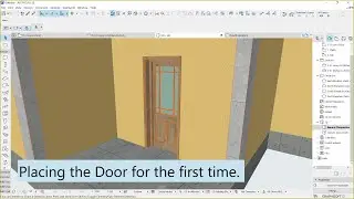 2.11 Placing the Door for the first time.